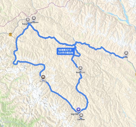 インドのザンスカール ツアー